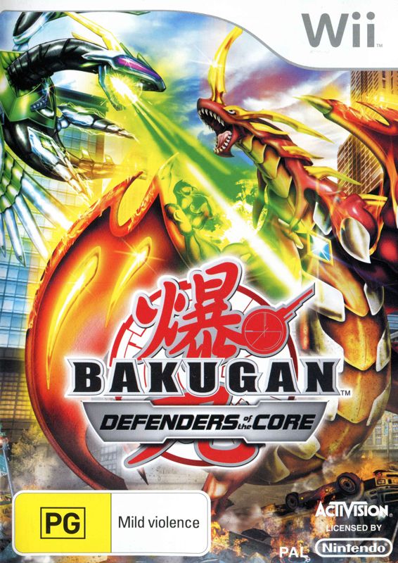 Bakugan: Defenders of the Core box art for Playstation 3